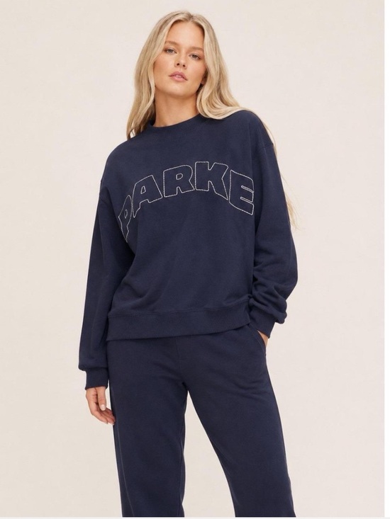 Parke Tops - PARKE X TARGET Navy Women’s Mockneck Sweatshirt